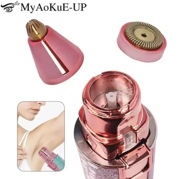2-in-1 Electric Rechargeable Hair Remover & Trimmer for Women