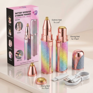 2-in-1 Electric Rechargeable Hair Remover & Trimmer for Women